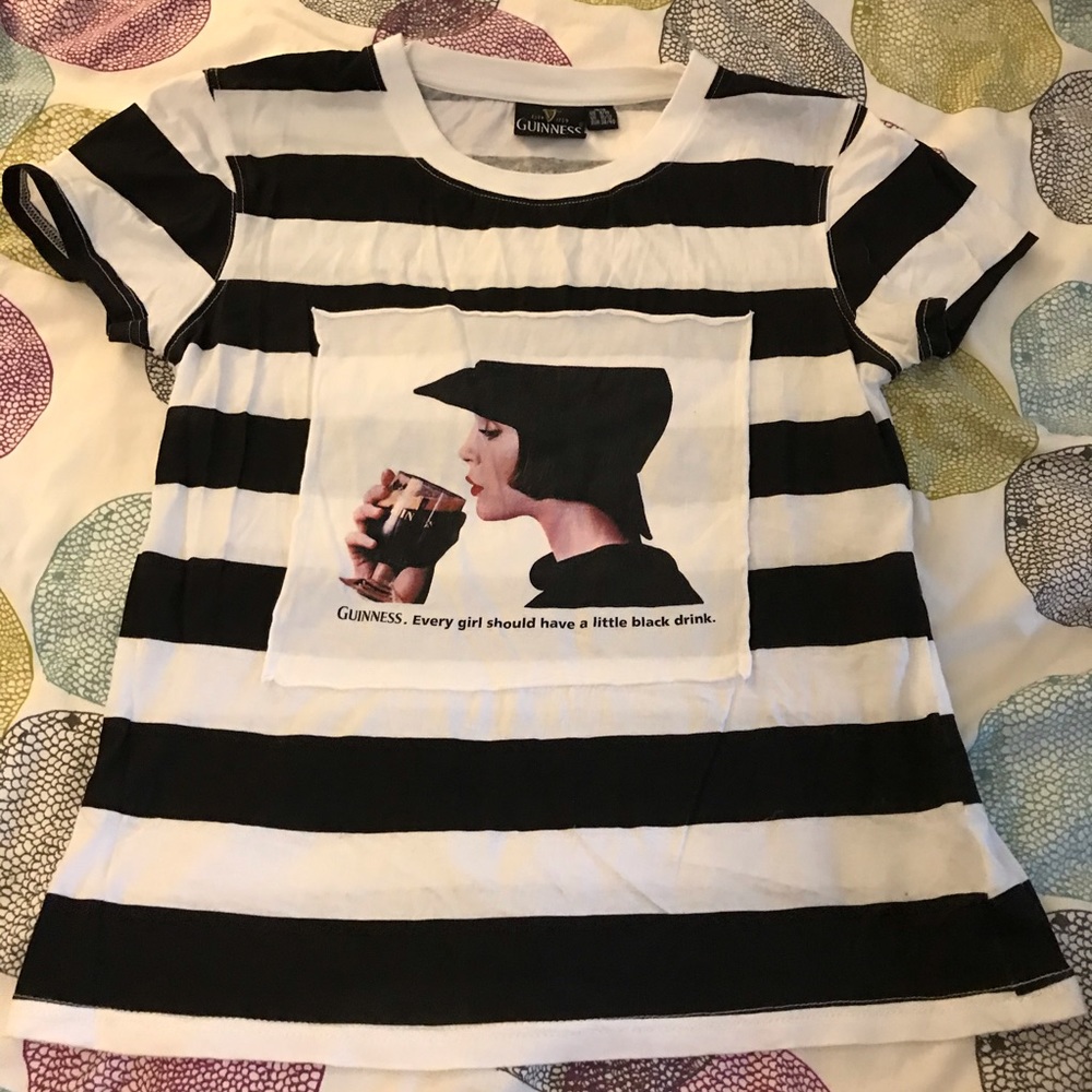 from guinness in ireland.  women’s t.  see note!